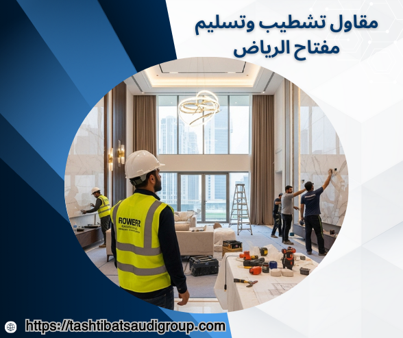 مقاول تشطيب وتسليم مفتاح الرياض